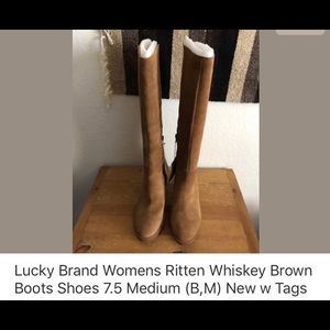BNWT - Lucky Brand Ritten boots